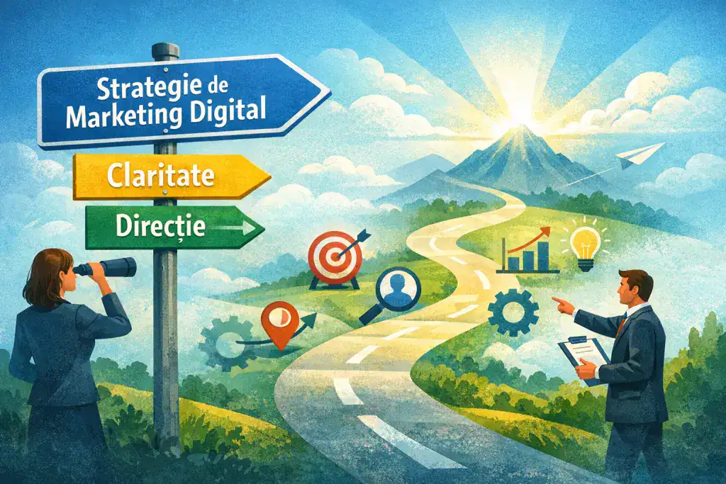 strategie de marketing digital ca proces de claritate și direcție