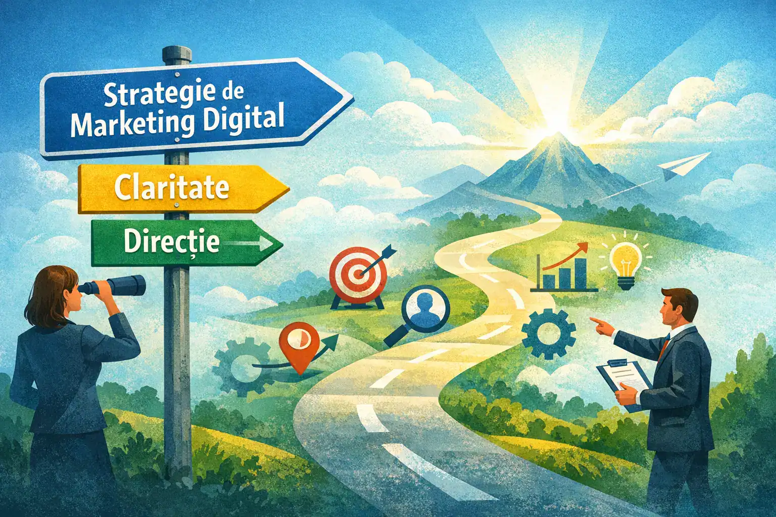 strategie de marketing digital ca proces de claritate și direcție